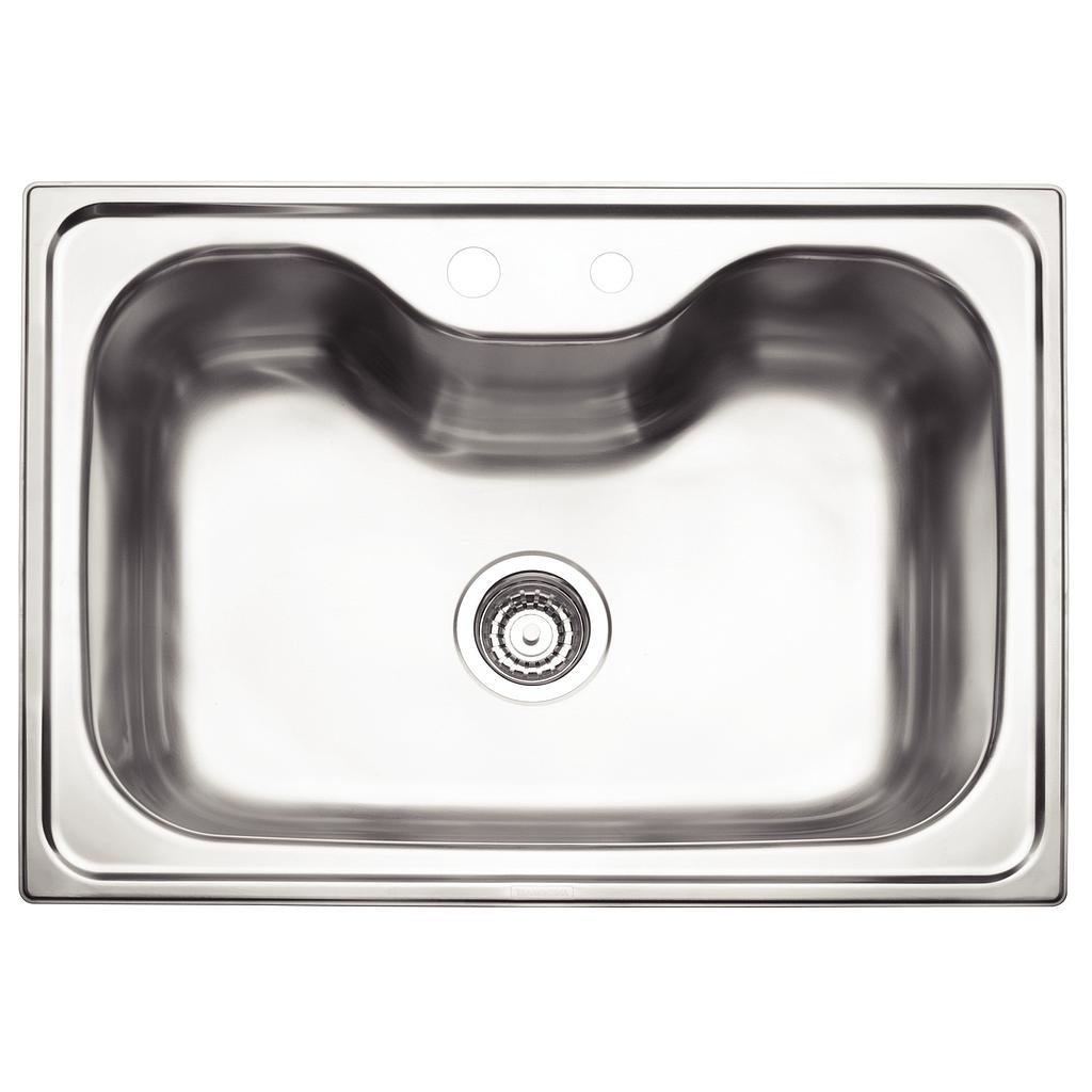 LAVAPLATOS MORGANA 60 FX, PRIME, DE EMPOTRAR, EN ACERO INOX., 69X49 CM