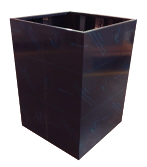 REPUESTO CARCASA SQUARE BLACK STEEL ISLA