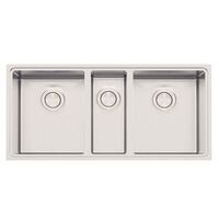 LAVAPLATOS QUADRUM 2.5C 34, 97X46 CM., EN ACERO INOX SCOTCH BRITE