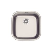 CUBETA ARIA MAXI 40 BS, PRIME, DE EMPOTRAR, EN ACERO INOX., 40X40 CM