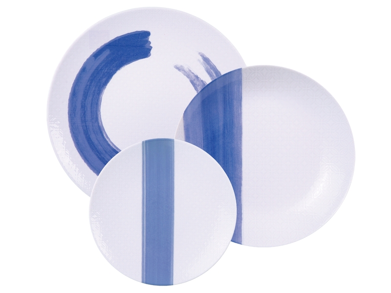 JUEGO DE PLATOS DE PORCELANA 12 PIEZAS SOHO