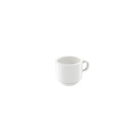 TAZA PARA CAFE EN PORCELANA APILABLE 100 ML. PAOLA