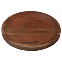 PLATO DE MADERA PARA CHURRASCO Ø25 CM. ROST