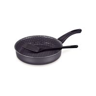 SARTEN RECTA ANTIADHERENTE Ø 24 CM. PARIS CON ESPATULA