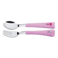 JUEGO DE CUBIERTOS INFANTILES ROSA 2 PIEZAS MY BEST FRIEND