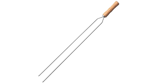 PINCHO DOBLE PARA CHURRASCO 75 CM