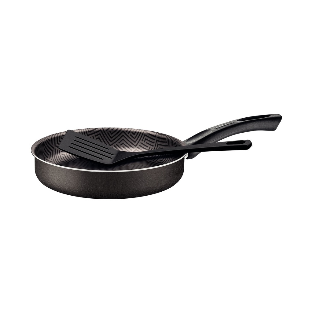 SARTEN RECTA 20 CM CON ESPATULA PAR