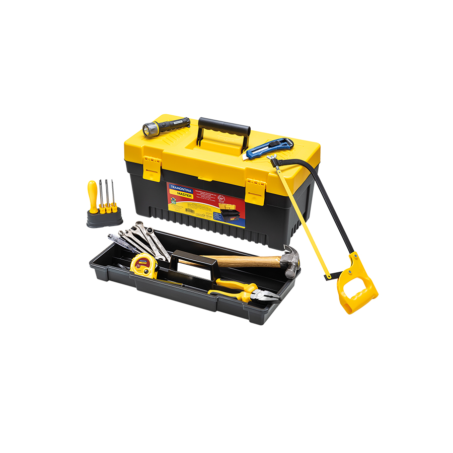 KIT DE HERRAMIENTAS PARA EL HOGAR 19 PIEZAS