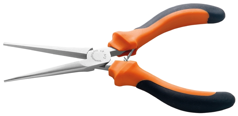 PINZA PARA ELECTRONICA PUNTA LARGA, 6''