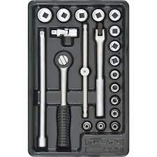 JUEGO DE DADOS 3/8" 20 PIEZAS