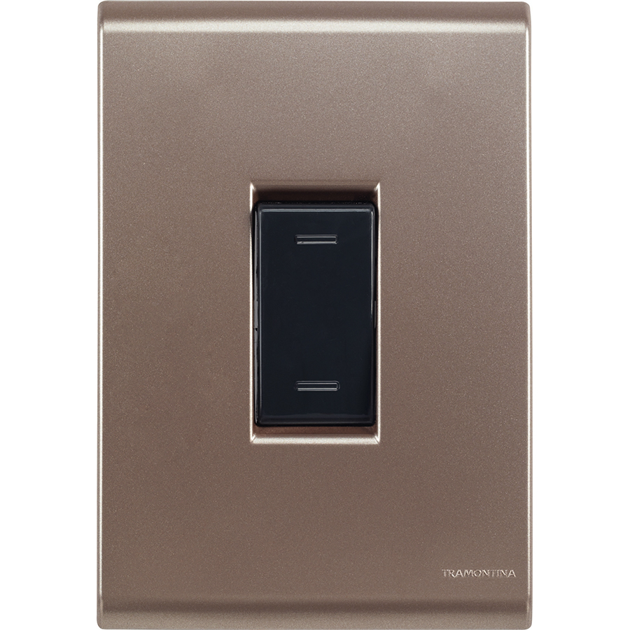 CONJUNTO ARMADO INTERRUPTOR SIMPLE 10A 250V ORO VIEJO LIZ