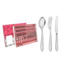 JUEGO DE CUBIERTOS EN ACERO INOXIDABLE 84 PIEZAS LAGUNA