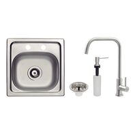 - LAVAPLATOS CALIFORNIA 15 FX, PERFECTA, DE EMPOTRAR, EN ACERO INOX., 38X38 CM, CON ACCESORIOS