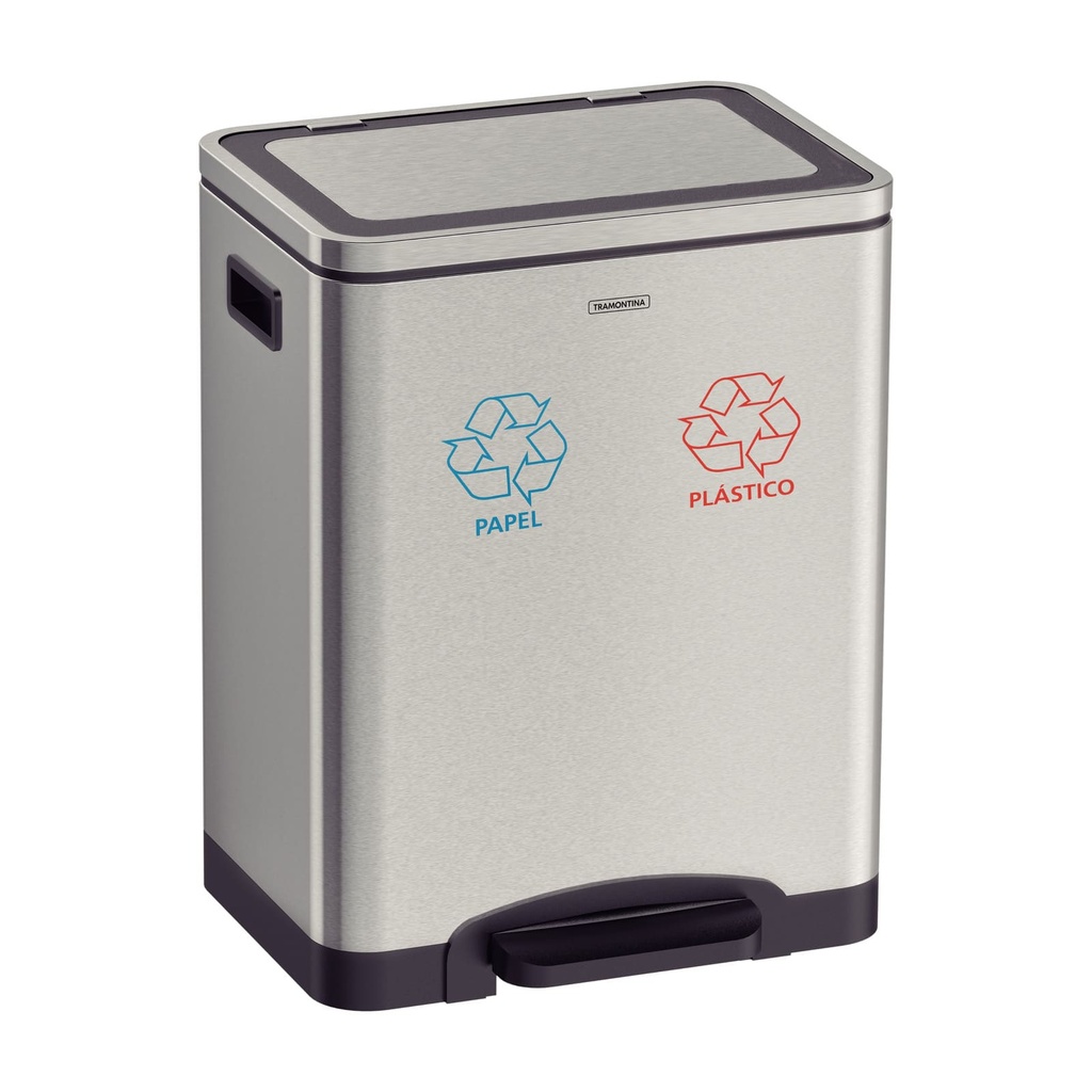 - BASURERO INOX C/ PEDAL DUPLO