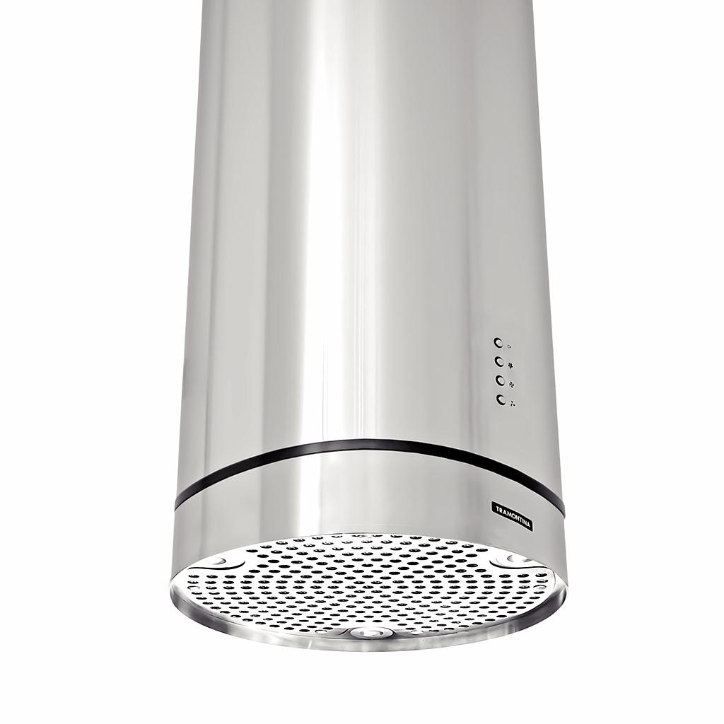 - CAMPANA TUBE ISLA 35, PERFECTA, EN ACERO INOX., 35 CM