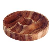 FUENTE DE MADERA REDONDA 31ØX5 CHURRASCO