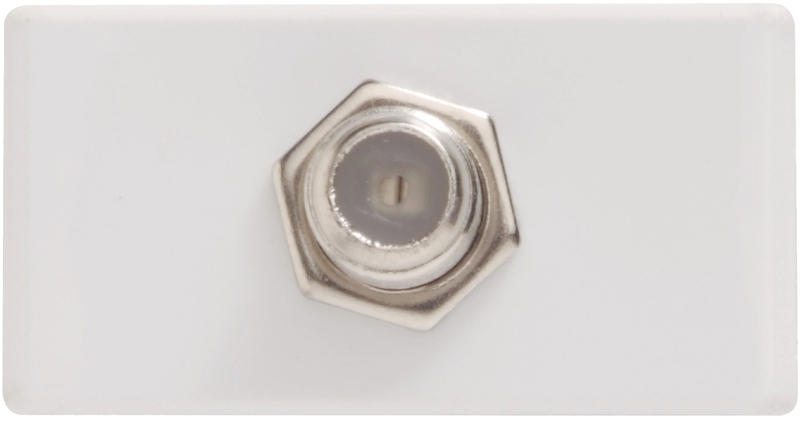 MODULO TOMA TV/SAT COAXIAL BLANCO