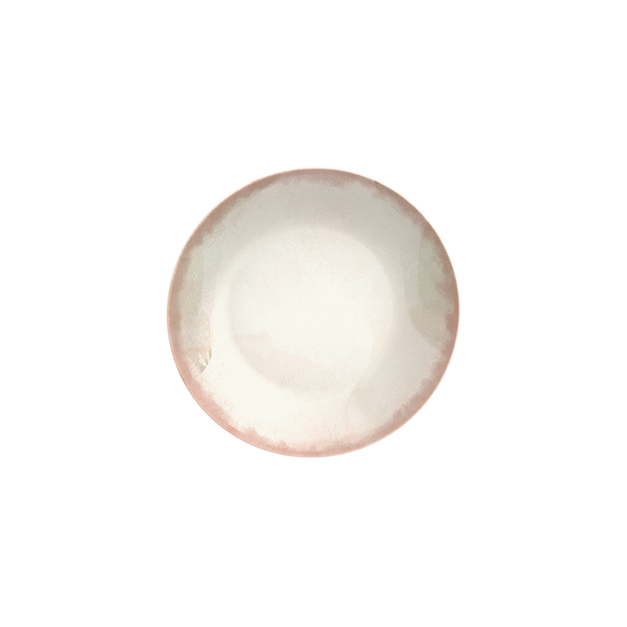 PLATO HONDO 22 CM. EN PORCELANA NATUR