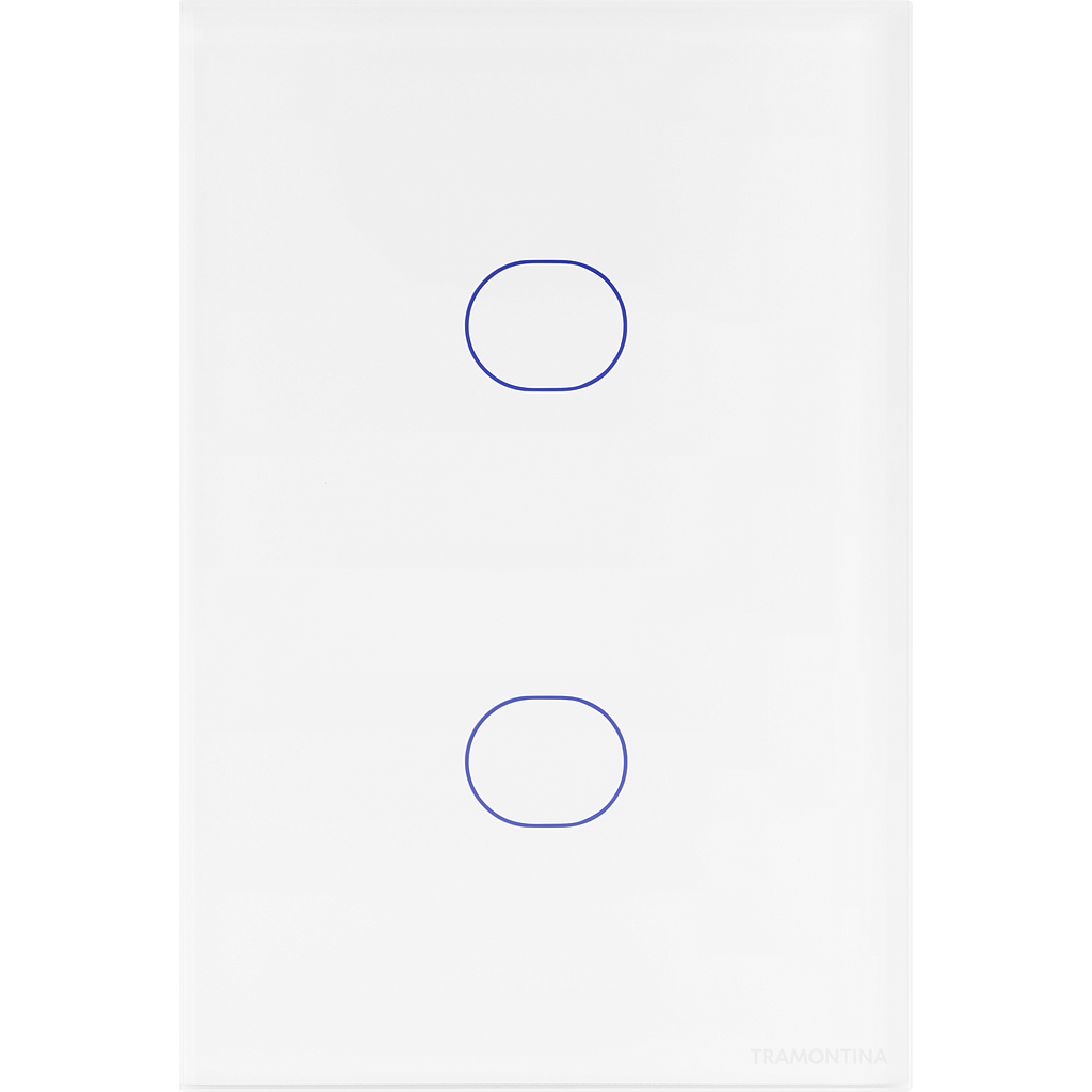 INTERRUPTOR TOUCH 2 CH SMART BLANCO