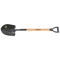 PALA PUNTA HUEVO, MANGO DE MADERA 71 CM, EMPUÑADURA PLASTICA ERGONOMICA