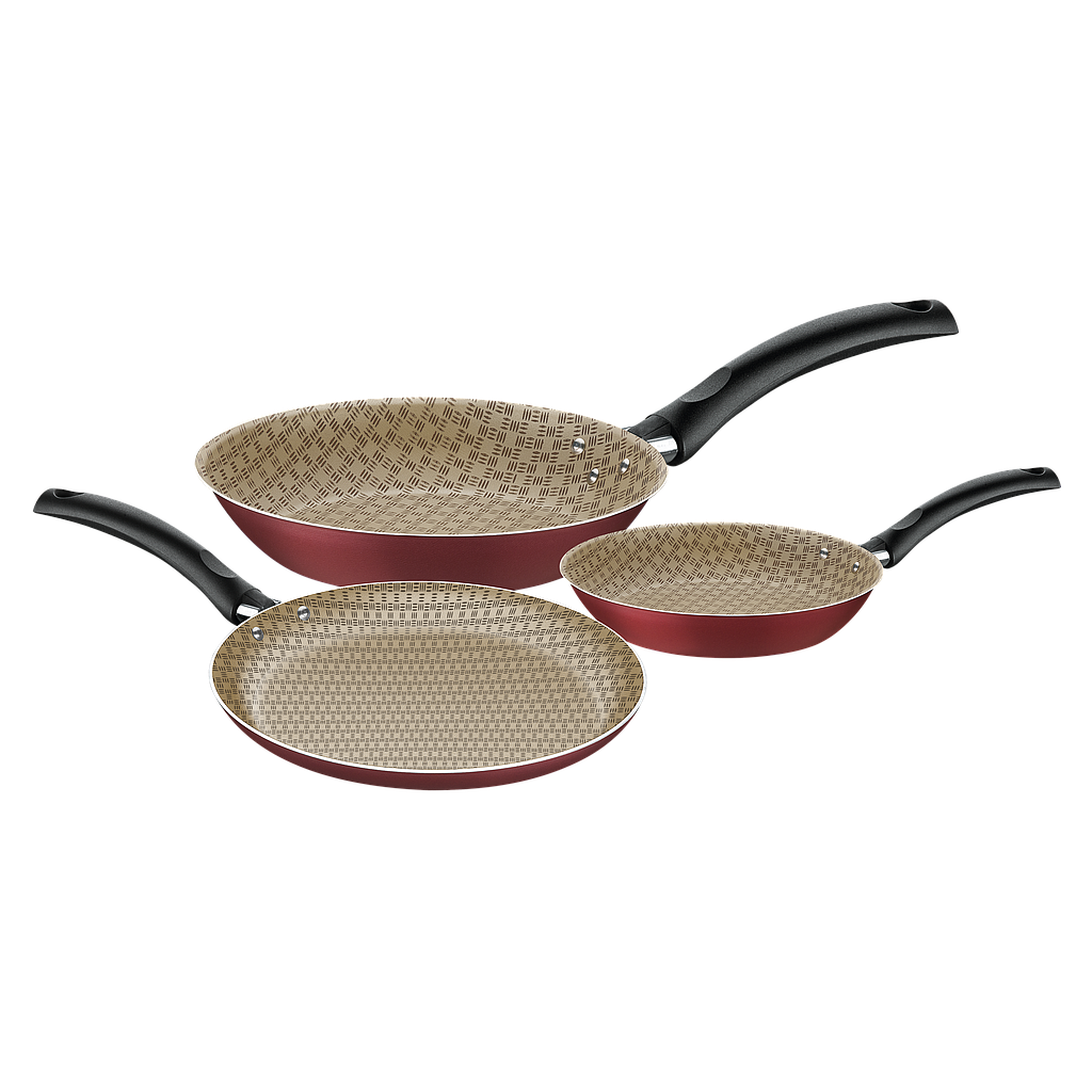 JUEGO SARTENES 3 PZAS TURIM