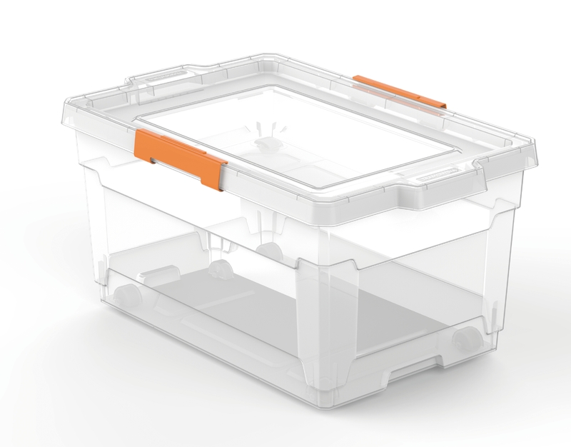 CAJA ORGANIZADORA 60 L TRANSPARENTE