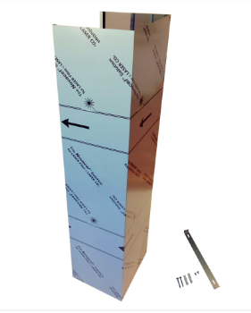 REPUESTO CHIMENEA INOX INF.1180 PARED
