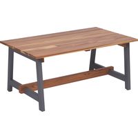 MESA DE CENTRO DE MADERA MISTRAL 900 CON ACABADO BARNIZADO