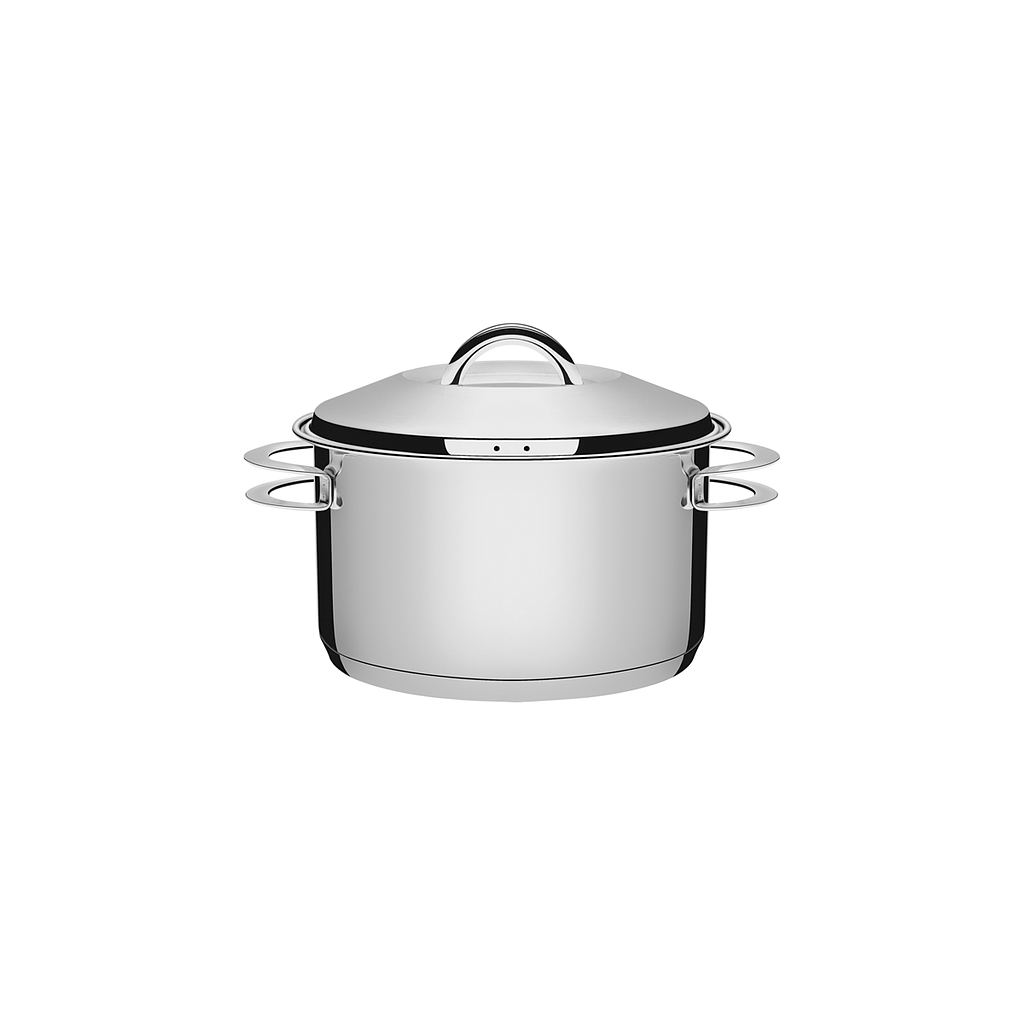 CACEROLA HONDA ACERO INOXIDABLE CON FONDO TRIPLE Ø 16CM 1,8 L. SOLAR