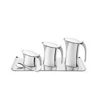 JUEGO PARA TE Y CAFE EN ACERO INOXIDABLE 5 PIEZAS 