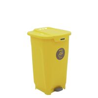 BASURERO AMARILLO 50 L. T-FORCE