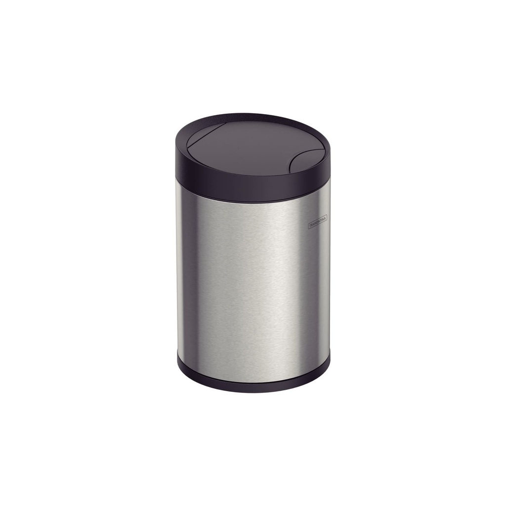 BASURERO SMART 6 L., AUTOMATICO CON SENSOR, EN ACERO INOX SCOTCH BRITE