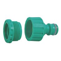 ADAPTADOR HEMBRA, CON ROSCA 3/4" Y REDUCCION 1/2" PARA GRIFOS