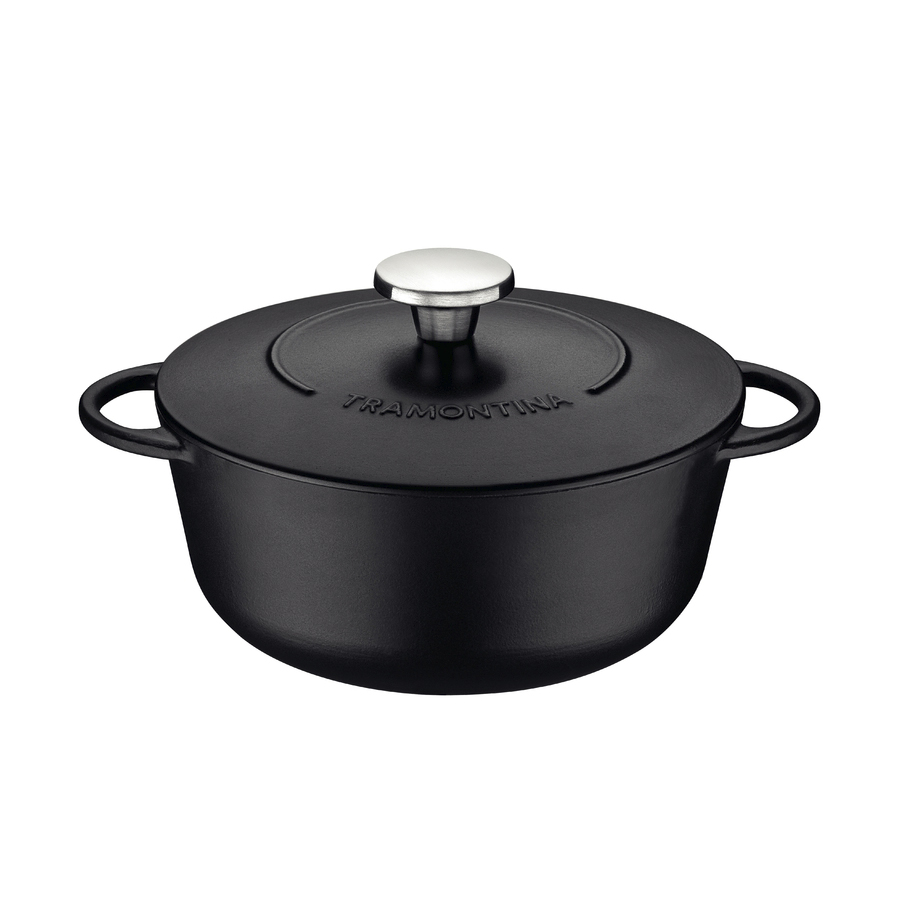 CACEROLA DE HIERRO CON ANTIADHERENTE 4 L. Ø 24 CM. TRENTO