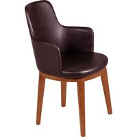SILLON ALMENDRA C/ TAPIZ SINTETICO MARRON LONDON