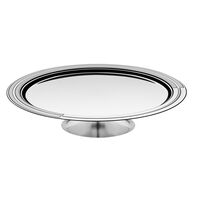 PLATO PARA PASTEL Ø 39,5 CM. CON PEDESTAL EN ACERO INOXIDABLE CICLO