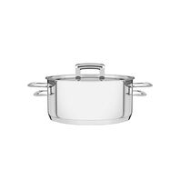 CACEROLA EN ACERO INOXIDABLE FONDO TRIPLE 4,8 L. Ø 24 CM. BRAVA