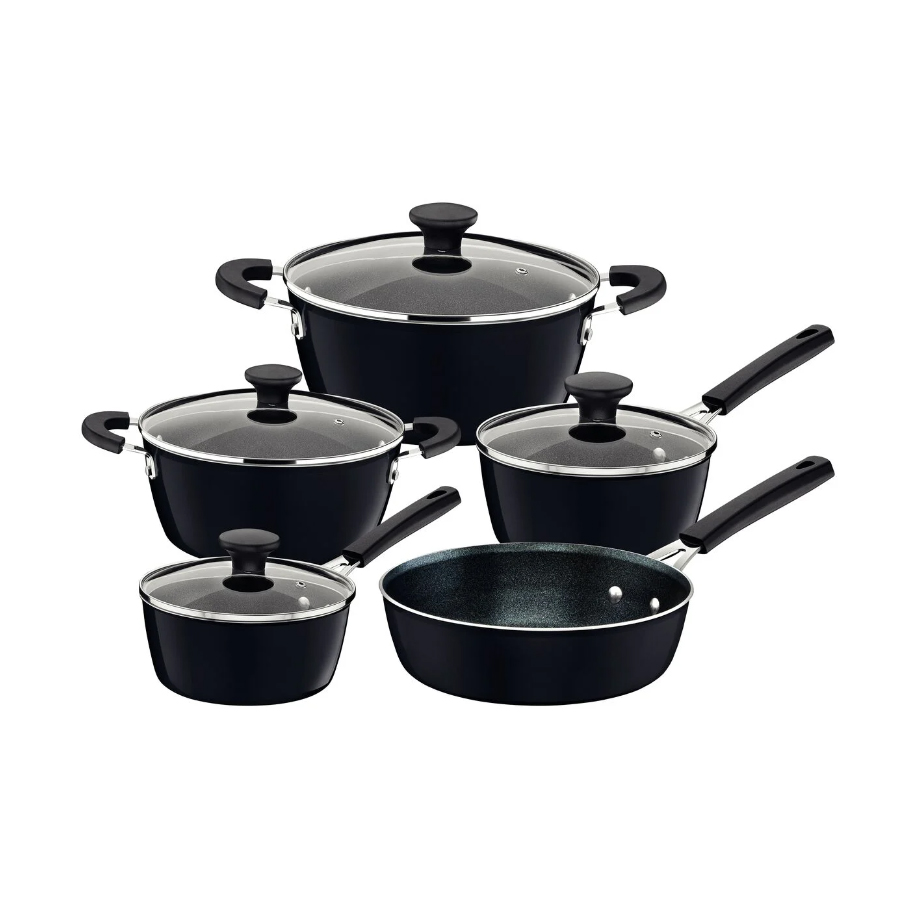 JUEGO DE OLLAS 5 PZAS GLENZ