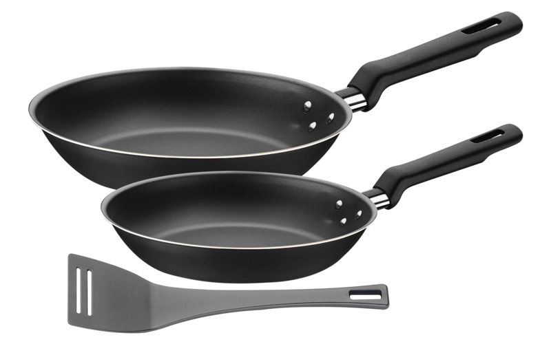 JUEGO SARTENES ANTIADHERENTES 3 PIEZAS LORETO