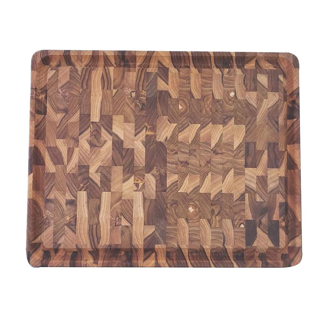 TABLA DE MADERA PARA CHURRASCO 45 X 35 CM.