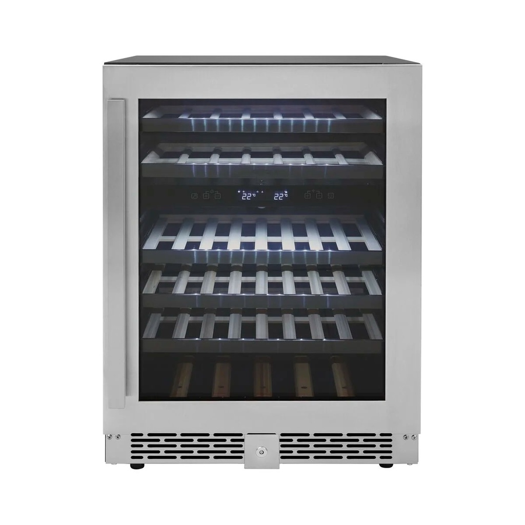 VINOTECA EN ACERO INOX 59X82 T-SMART 45B 220V