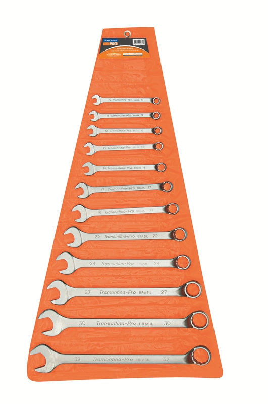 JUEGO DE LLAVES COMBINADAS 12 PIEZAS TRAMONTINA PRO EN MILIMETROS