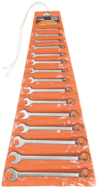 JUEGO DE LLAVES COMBINADAS 15 PIEZAS TRAMONTINA PRO EN MILIMETROS