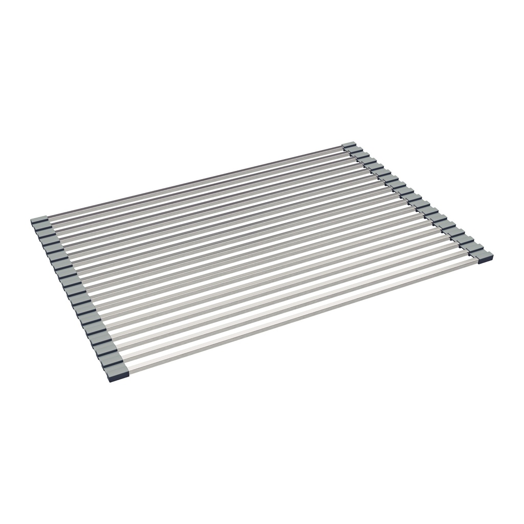 ESCURRIDOR DE PLATOS FLEXIBLE EN ACERO INOX 50X33CM