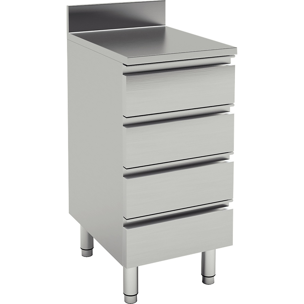 CAJONERA C/ RESPALDO Y 4 CAJONES