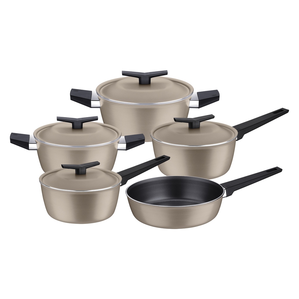 JUEGO DE OLLAS 5 PIEZAS SPEZIA INDUCCION