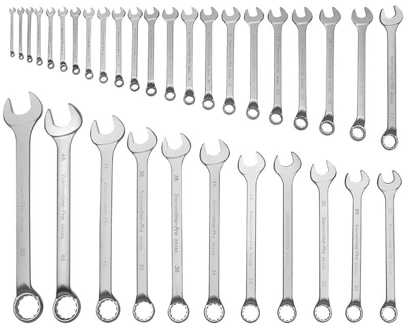 JUEGO DE LLAVES COMBINADAS EN MM 33 PIEZAS  PRO