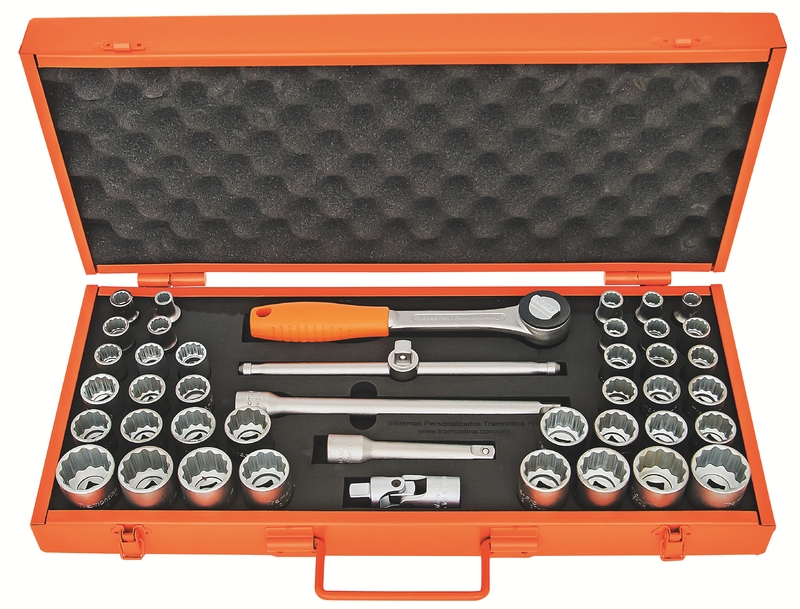 JUEGO DE DADOS ESTRIADOS 1/2 43 PZS