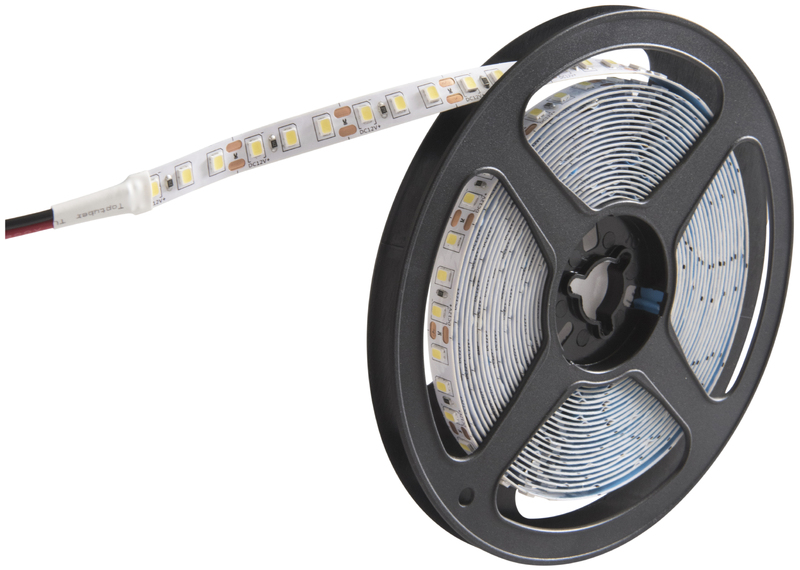 CINTA LED SMD 8W-12V-3000 K LUZ AMARILLA 5M
