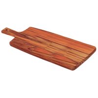 TABLA DE COCINA EN MADERA TECA CON MANGO 48X19,5 CM